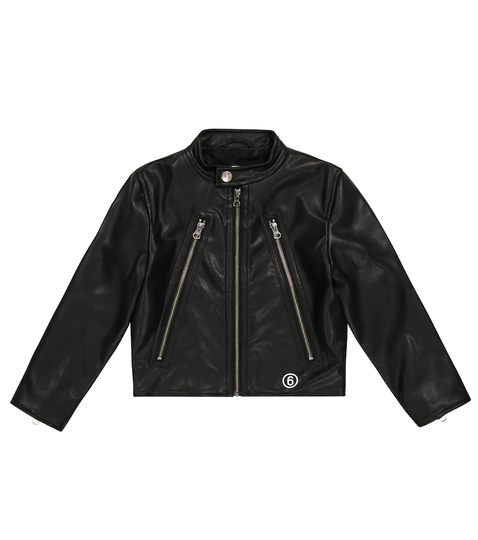 Faux leather jacket