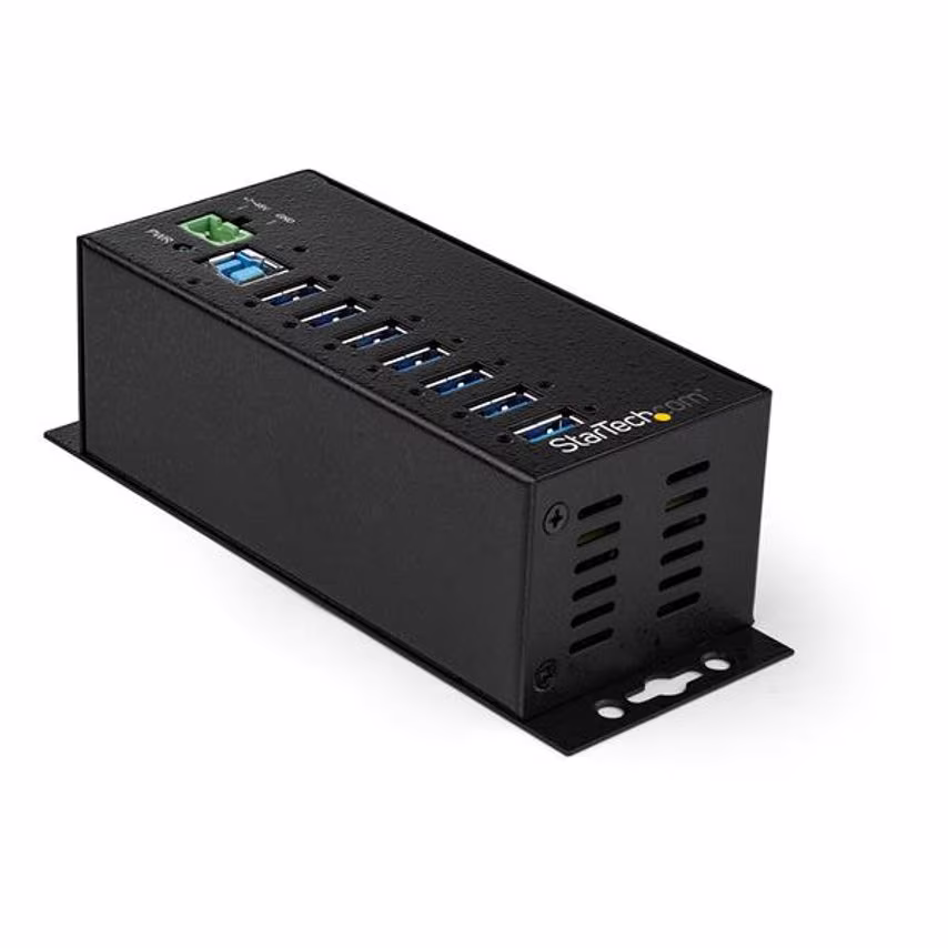 Startech 7 Port Ind USB3.0 Hub with Power Adapter
