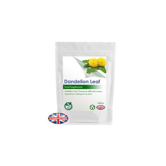 Strong Dandelion Leaf - 90 Tablets (V) Digestion Cholesterol Blood UK