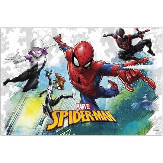Spiderman Team Up Party Table Cover 1ct