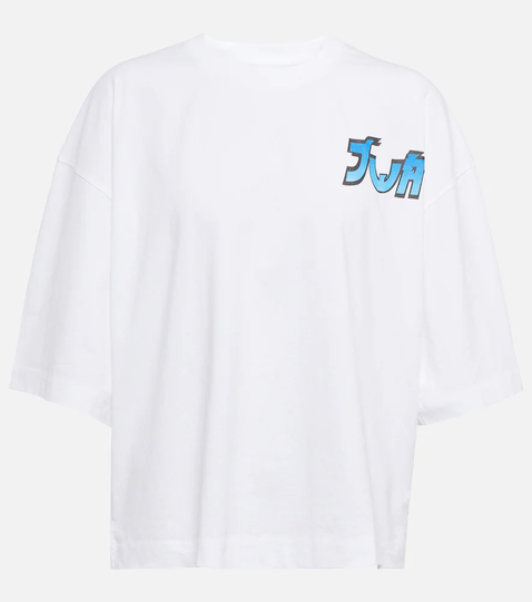 x Run Hany logo cotton T-shirt