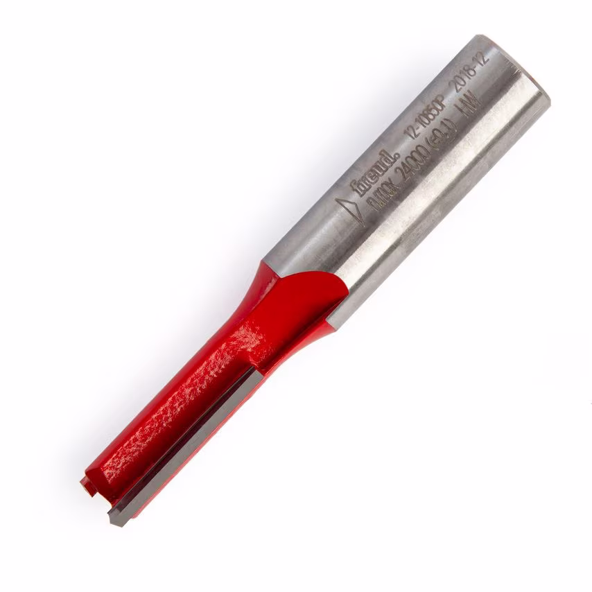 Freud 12-10850P 1/2" Shank Double Flute Straight Router Bit 9.5 x 25.4MM