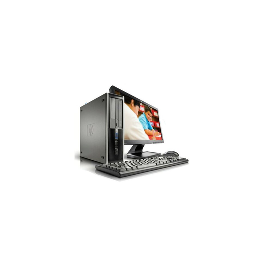 DELL HP PC CORE i5 SET 8GB 500GB HDD WIN 10 PRO 19" MONITOR