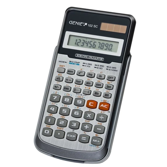 Valuex 102 SC 10 Digit Scientific Calculator Silver