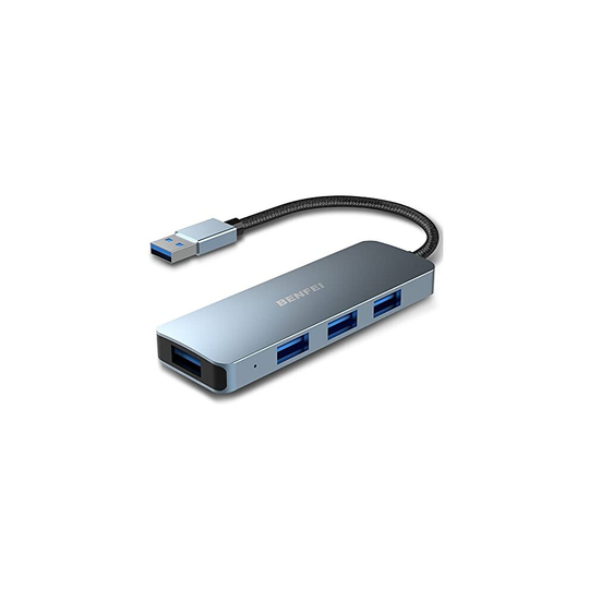 USB Hub, BENFEI Ultra-Slim USB 3.0 Hub Usb 4 Ports Compatible for MacBook, Mac Pro, Mac Mini, iMac, Surface Pro, XPS, PC, Flash Drive, Mobil