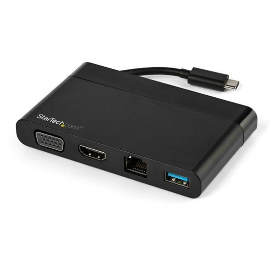 Startech USB C Adapter HDMI and VGA 1xA GbE