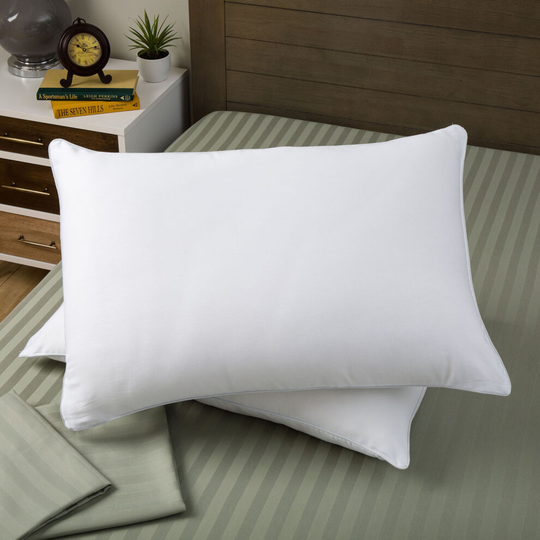 (FIRM DELUXE PILLOW - 2 PIECES) SUPREME BEDDING PILLOWS