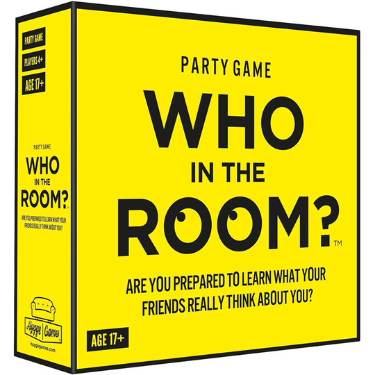 Who in the room? 21033' Are You Prepared to Learn What Your Friends Really Think About You Card Game, Yellow