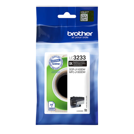 Brother Brother Black Standard Capacity Ink Cartridge 3k pages - LC3233BK