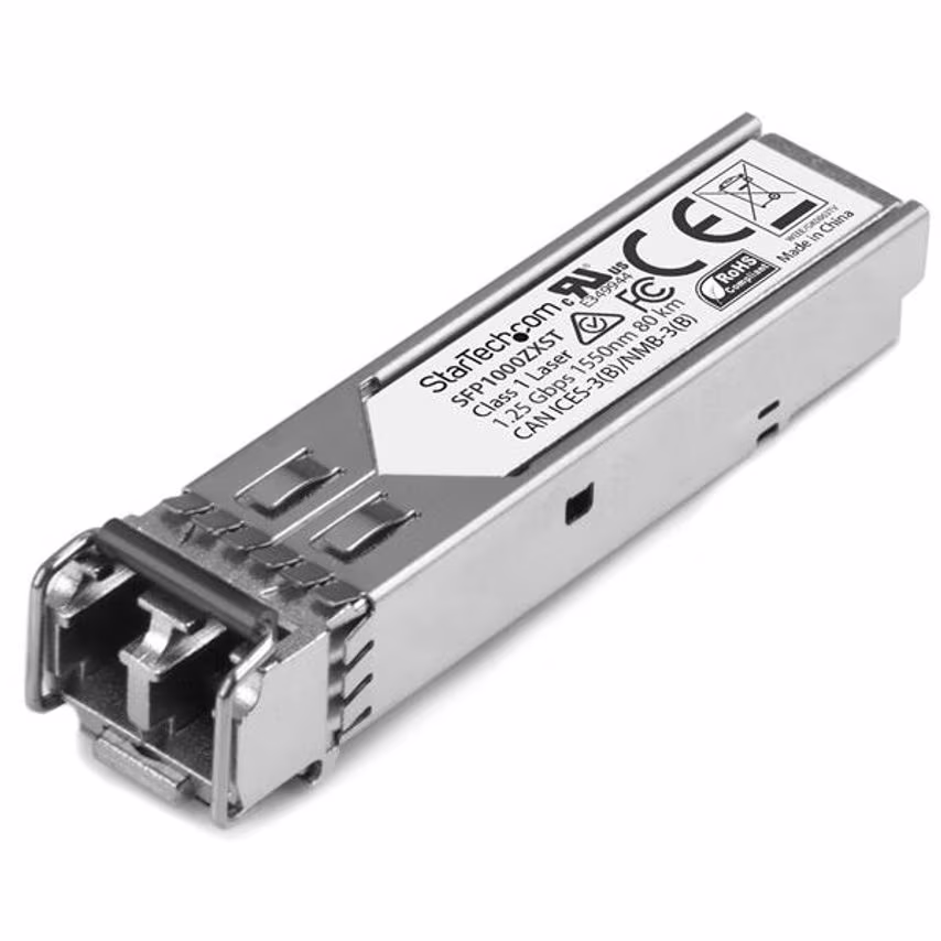 Startech 1000BaseZX SFP Transceiver SM 80 km- you get 2
