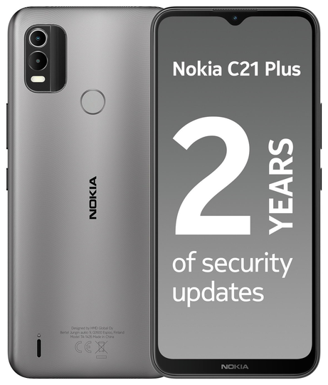 SIM Free Nokia C21 Plus 32GB Mobile Phone - Grey