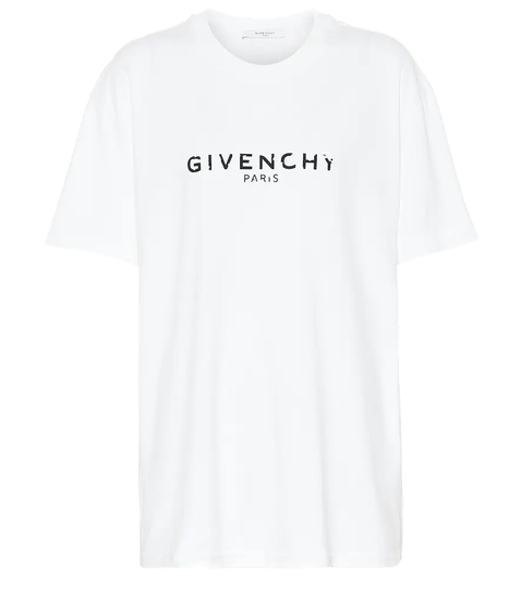 Printed cotton-jersey T-shirt