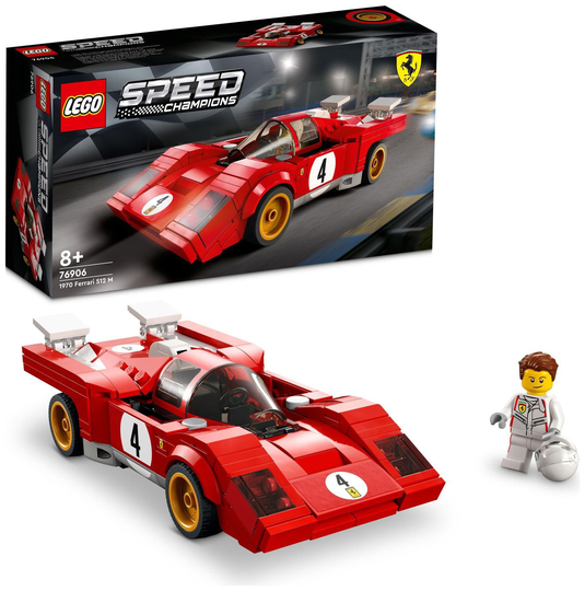 LEGO Speed Champions 1970 Ferrari 512 M Sports Car Toy 76906