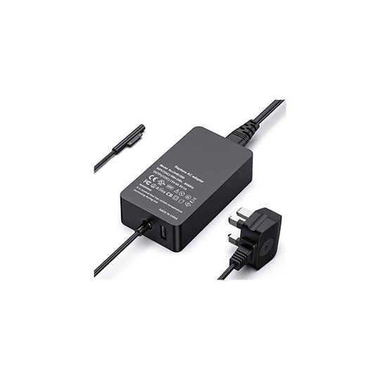 Surface Laptop Charger Surface Pro Charger, 65W(Suitable for 65W,44W, 36W,24W) Power Supply Compatible for Surface Pro 3/4/5/6/7/8/X Surface