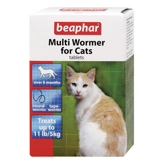 Beaphar Multi Wormer Cat Tablets (6x12 Tablets)
