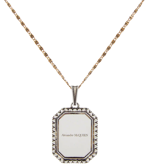 Brass chain necklace
