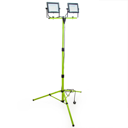 Imex EFLDTT50B50-01 Eco Tripod Black Twin 5000lm 2X50W 5000K