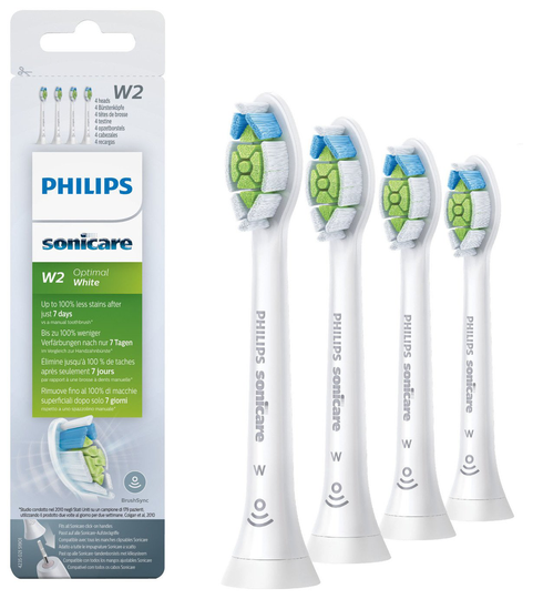 Philips Sonicare Optimal White Toothbrush Heads White 4 Pack