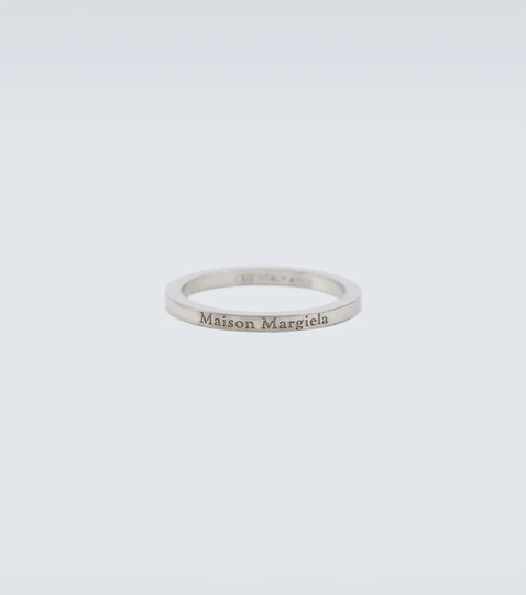 Logo silver ring
