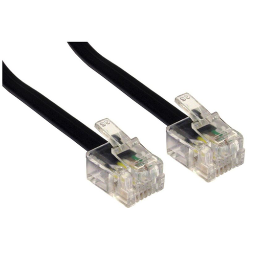 Cables Direct Cables TR Black RJ11 - RJ11 ADSL Modem CA