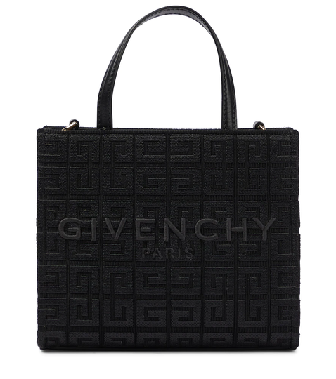 G Mini logo canvas tote bag