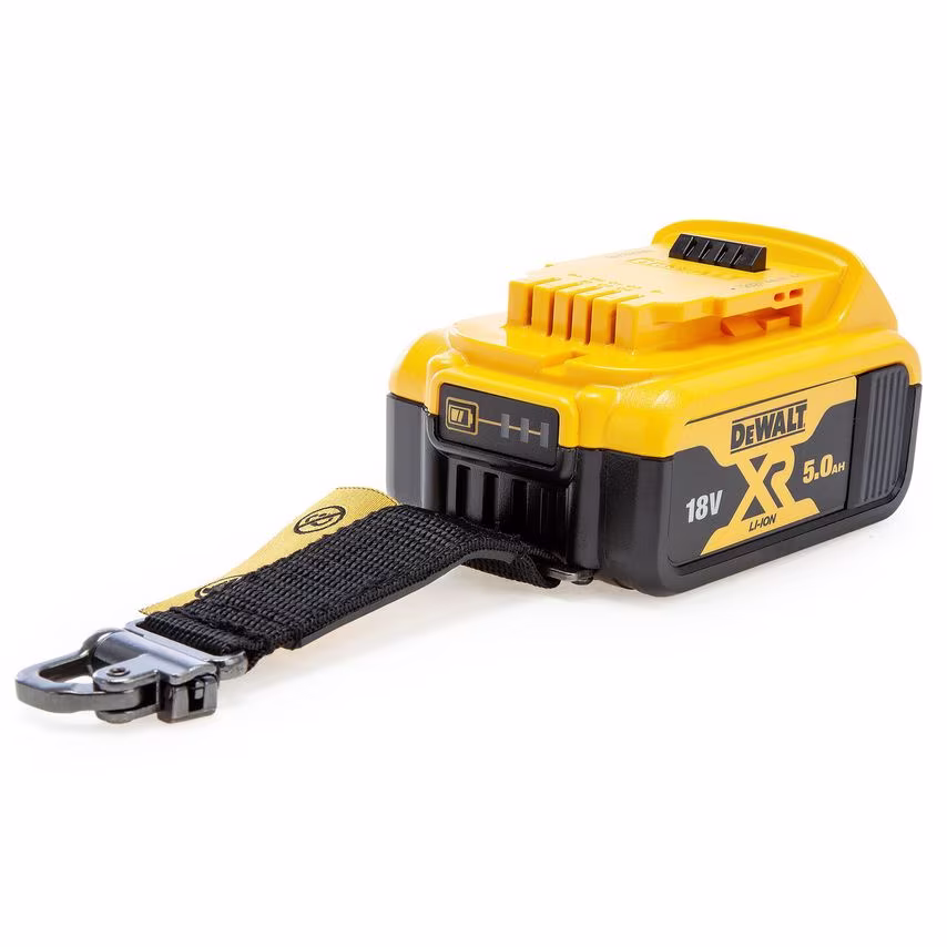 DeWalt DCB184LR 18V XR 5.0AH Li-ion Battery - Lanyard Ready