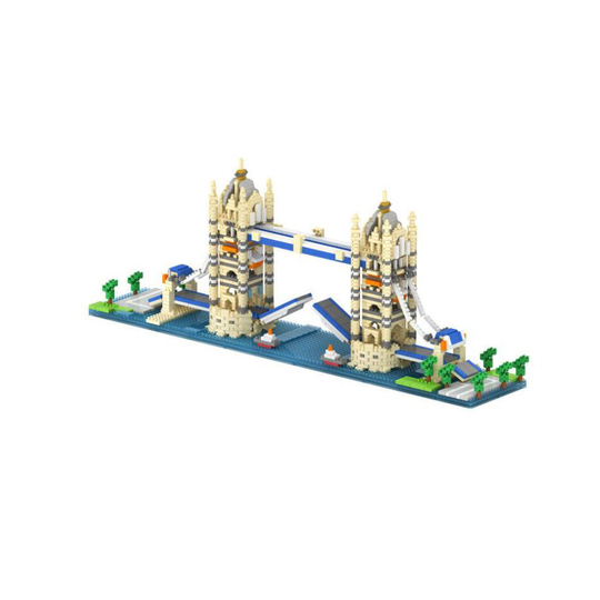 Micro Building Block Set - London Tower Bridge Landmark 1833pcs DIY Toys
