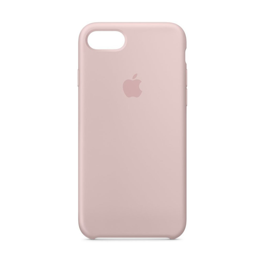 (Pink Sand) Apple Silicone Back Cover Case for iPhone 7/8/SE 2020