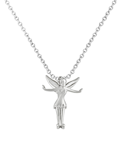 Disney Silver Coloured Tinkerbell Carded Pendant Necklace