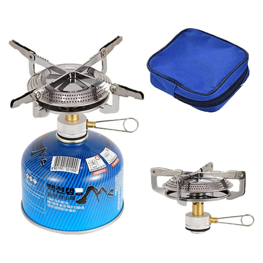Mini Gas Stove Camping Cooker Gas Portable with Waist Bag Gas Stove