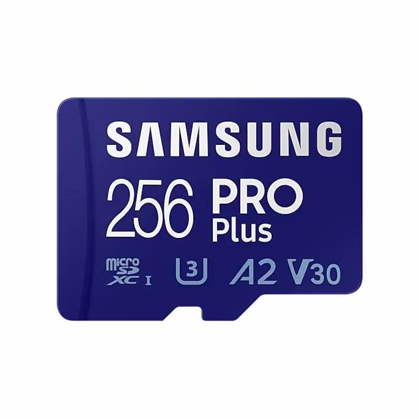 Samsung PRO Plus 256GB V30 A2 Class 10 MicroSDXC Memory Card and Adapter