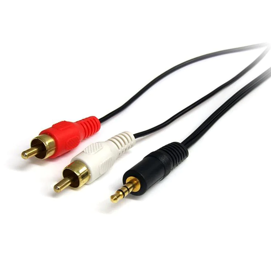 Startech 6ft 3.5mm Male to 2x RCA Male- you get 50