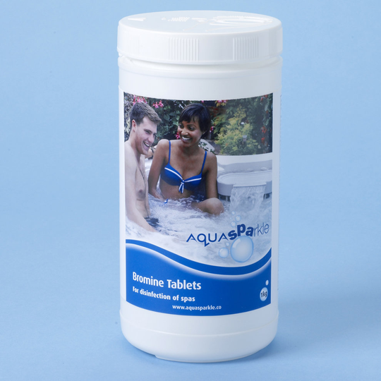 Aquasparkle Bromine Tablets 1kg - The best spa & hot tub sanatiser!