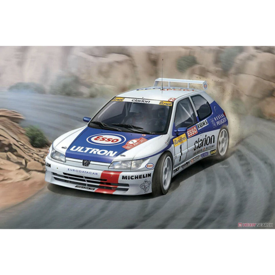 Nunu 24009 Peugeot 306 Maxi 1996 Monte Carlo Rally 1:24 Plastic Model Kit