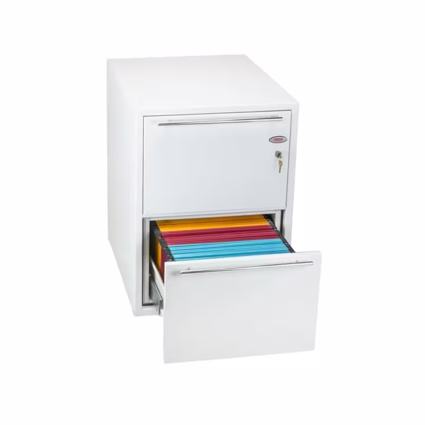 Phoenix Safe Archivo Fire File FS2232K 2 Drawer Filing Cabinet with Key Lock