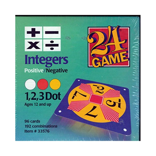 24 Game 96-Card Deck: Integers Math Card Game