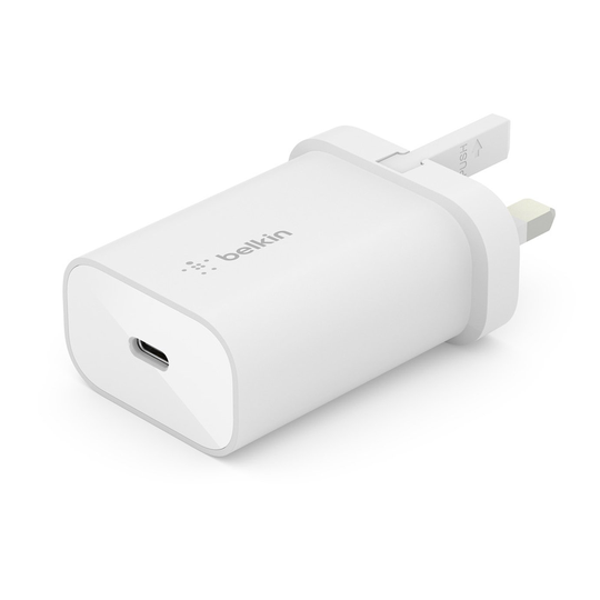 Belkin 25W USB-C Wall Charger - White
