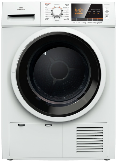 New World NW8KGCONDWTTD 8KG Condenser Tumble Dryer White