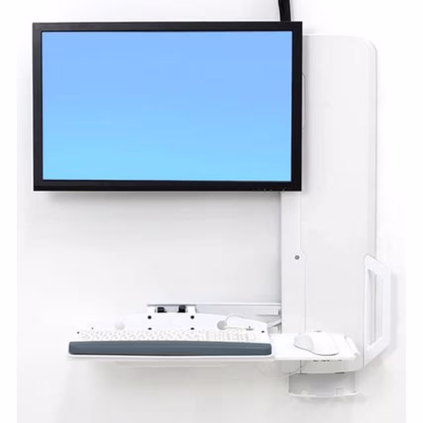 Ergotron Styleview Sit-Stand Vertical Lift, High Traffic Area - Wall Mount For L