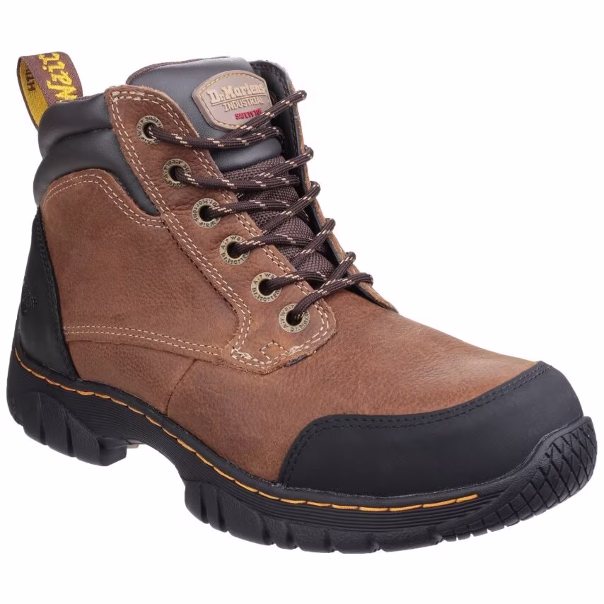 Dr Martens Riverton SB Lace Up Hiker Safety Boots Brown Size 4