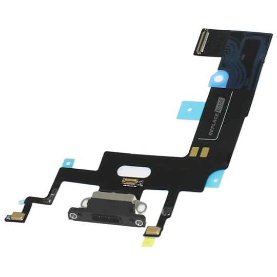Dock For iPhone XR Replacement Charging Flex Cable Main Microphone Black BAQ