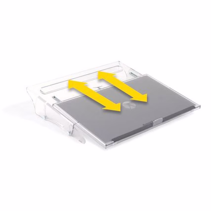 BakkerElkhuizen Bakker FlexDesk 640 Document Holder Height-adjustable Clear A3 R