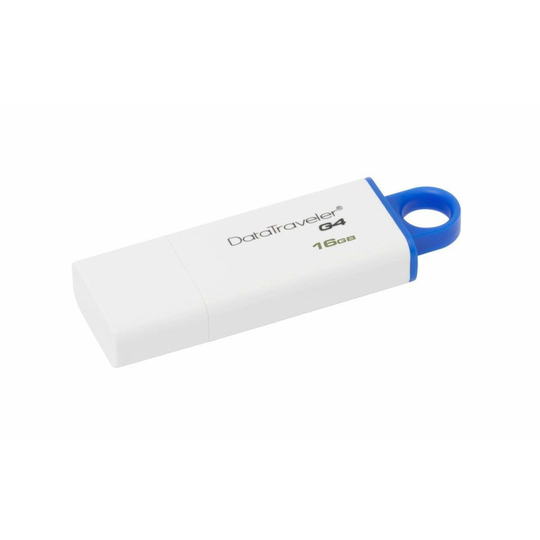 Kingston DataTraveler G4 16GB USB 3.0 Memory Stick - White/Blue