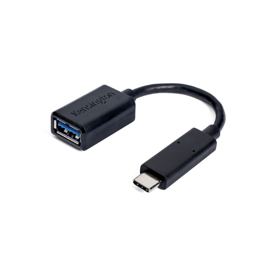Kensington CA1000 USB-C to USB-A Adapter Black