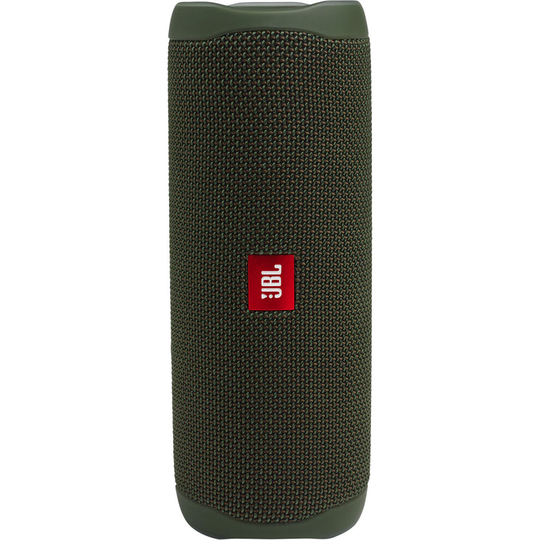 JBL Flip 5 Waterproof Bluetooth Speaker (Forest Green)