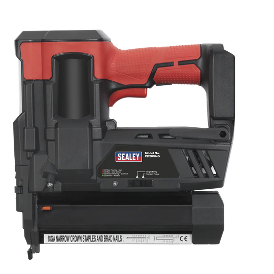 Sealey Cordless Nail/Staple Gun 18g 20V Lithium-ion - Body Only