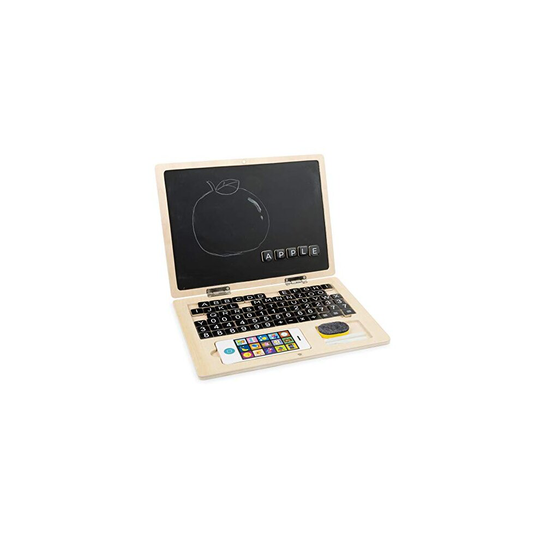 Small Foot Wooden Laptop with Magnet Board