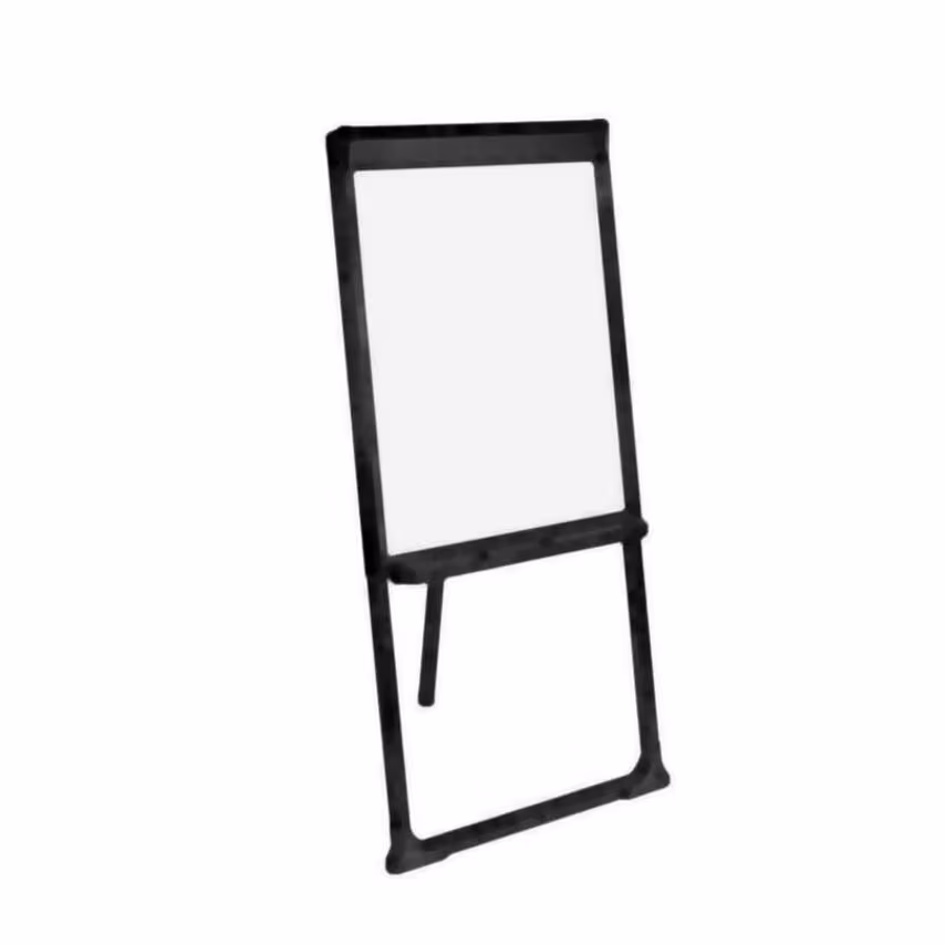 Bi Office A1 Drywipe Easy Tripod Easel - Aluminium Frame