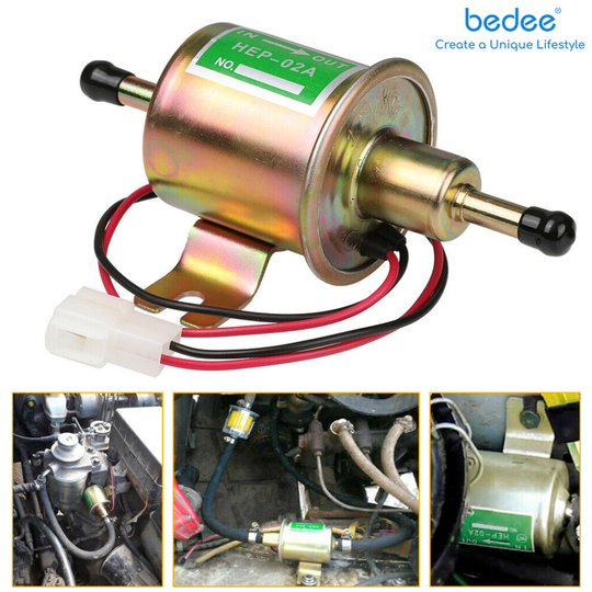 12V Low Pressure Universal Electric Fuel Pump Petrol Gas Diesel Car