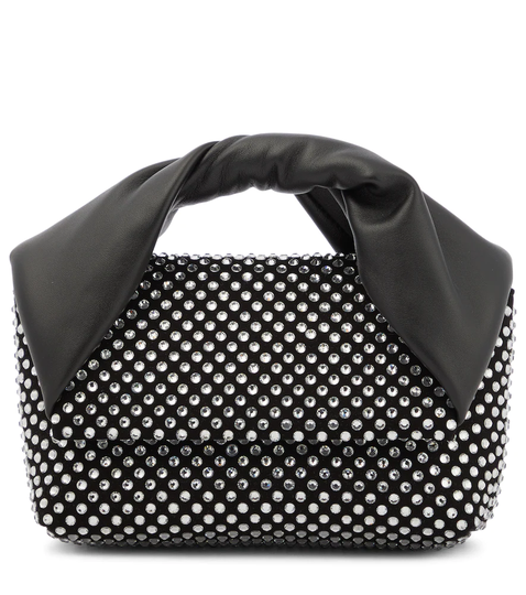 The Twister leather tote bag
